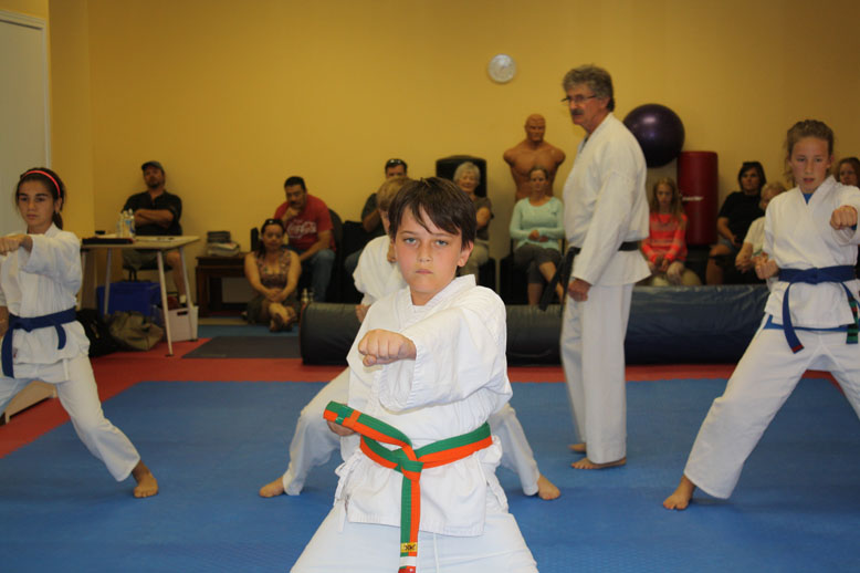 picture of kids training